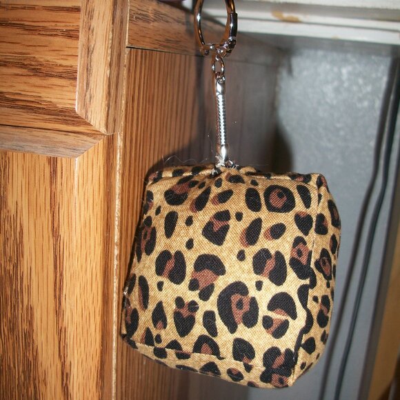 2.5" Ocelot Print Keychain-Handmade-Rare! - Picture 2 of 2